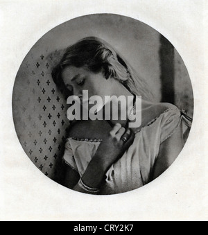 Portrait d'Ellen Terry, 1864, par Julia Margaret Cameron Banque D'Images