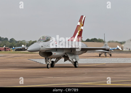 General Dynamics F-16 Fighting Falcon de la Royal Danish Air Force Banque D'Images