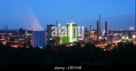 Duisburg, ThyssenKrupp Huettenwerk Bruckhausen Banque D'Images