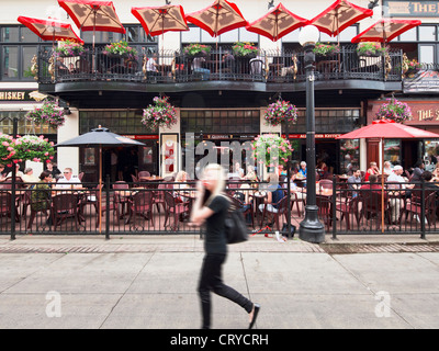 Aulde Dubliner Pub Bar Café Restaurant, Ottawa Banque D'Images