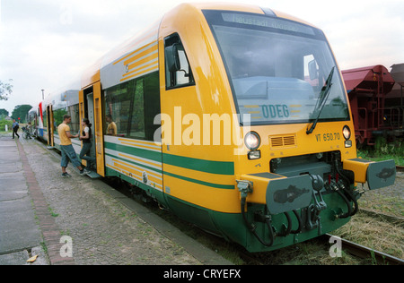 Meyenburg ODEG train Banque D'Images