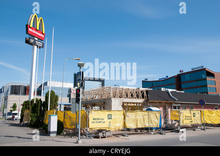 McDonald's restauration rapide en cours de construction Tartu Estonie Etats baltes Europe Banque D'Images