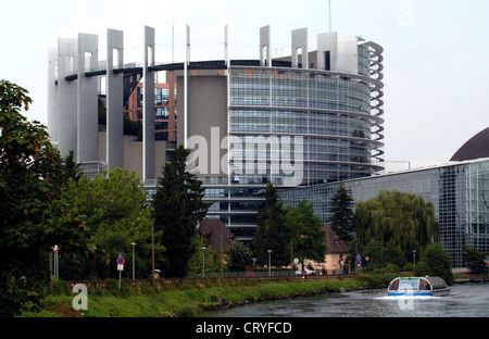 Siège du Parlement européen à Strasbourg Banque D'Images