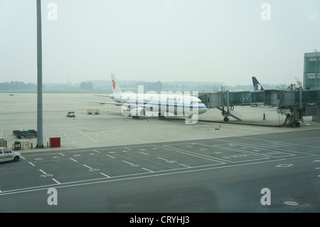 L'aéroport international Beijing Capital T3 Banque D'Images