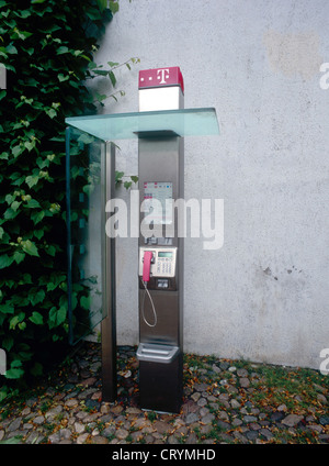Médaille et carte payphone Deutsche Telekom AG Banque D'Images