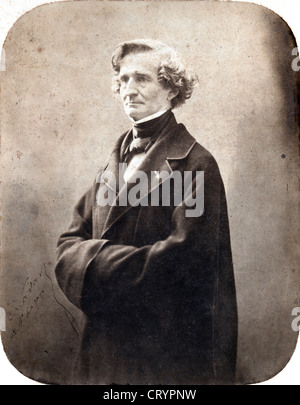 Portrait d'Hector Berlioz, 1857, par Nadar Banque D'Images