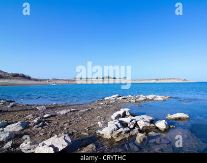 Le lac Nasser en Egypte Abu-Simbel Banque D'Images