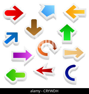 Flèches 3D Banque D'Images