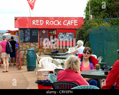 Red Rock Cafe, Dawlish Warren, Devon Banque D'Images