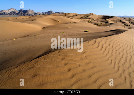 Les déserts d'Iran, Dasht-e Kavir, Ispahan Province Banque D'Images