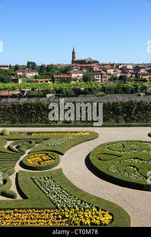 France, Midi-Pyrénées, Albi, Palais de la Berbie, Jardin remarquable, Banque D'Images