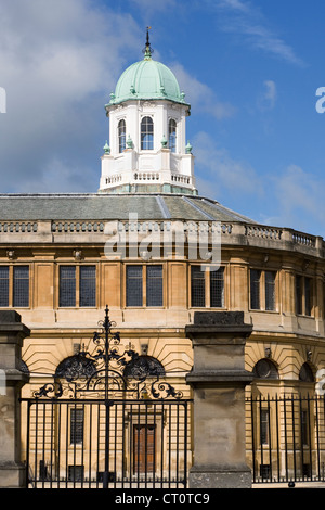 Le Sheldonian Theatre d'Oxford. Banque D'Images