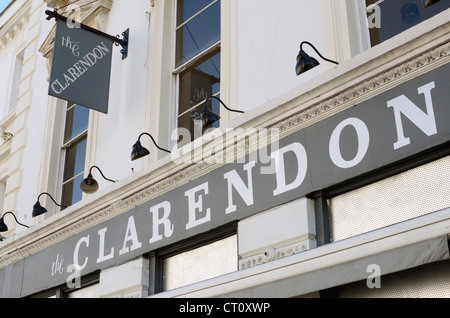 Le Clarendon pub à Pimlico, Londres, UK - maintenant fermé Banque D'Images