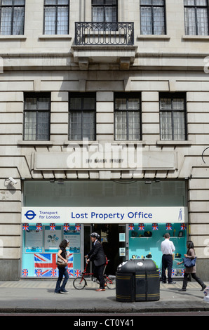 London Transport Office de la propriété perdue dans Baker Street, London, UK Banque D'Images