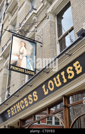 La princesse Louise pub à Holborn, London, UK Banque D'Images