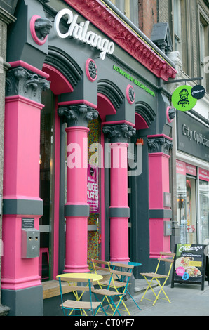 Chilango Restaurant Mexicain à Chancery Lane, Holborn, London, UK Banque D'Images