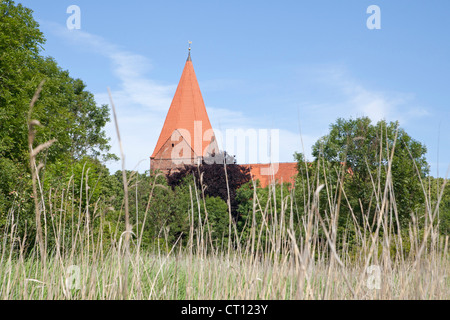 Église, Kirchdorf, près de l'île de Poel, Wismar, Schleswig-Holstein, Allemagne Banque D'Images