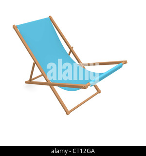 Chaise bleue Banque D'Images