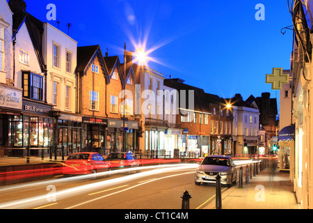 High Street, Dorking Surrey Hills, Surrey, Angleterre Banque D'Images