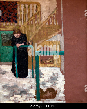 Le foyer par Edouard Vuillard 1868 - 1940 France Banque D'Images