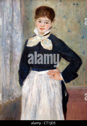 Serveuse au Restaurant du Duval Pierre Auguste Renoir 1875 1841-1919 France impressionnistes français Banque D'Images