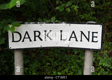 The LANE street sign à Ewyas Harold Herefordshire Angleterre UK Banque D'Images