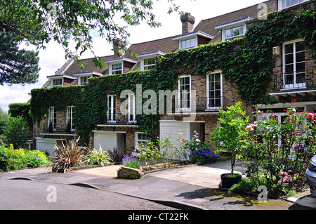 Rangée de cottages dans Wimbledon Village, Merton Borough, Greater London, Angleterre, Royaume-Uni Banque D'Images