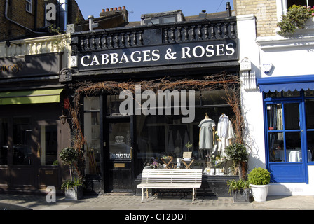 Au sud de Londres avant boutique Banque D'Images