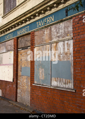 Maison publics abandonnés dans le centre-ville de Bristol UK Banque D'Images