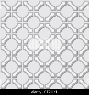 Un simple motif géométrique transparente - éléments gris Banque D'Images