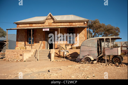 Homestead historique, sert actuellement comme une galerie, à Silverton, Outback Nouvelle Galles du Sud, Australie Banque D'Images