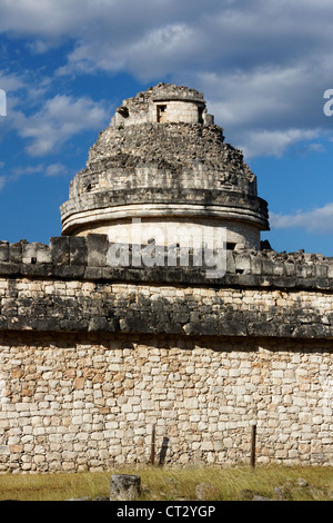 Tour de la 'El Caracol' observatoire maya à Chichen Itza, Yucatan, Mexique. Banque D'Images