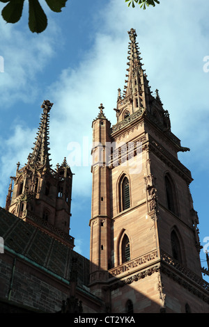 Cathédrale de Bâle, Suisse Banque D'Images