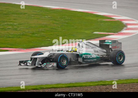 Silverstone 06-07-2012 La formule un vendredi la pratique. Banque D'Images