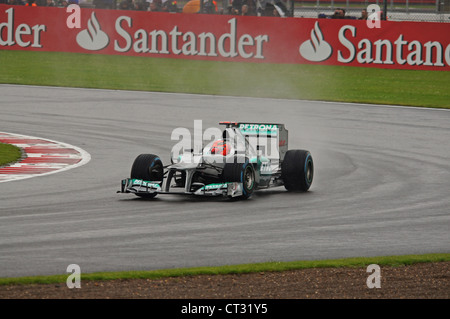 Silverstone 06-07-2012 La formule un vendredi la pratique. Banque D'Images