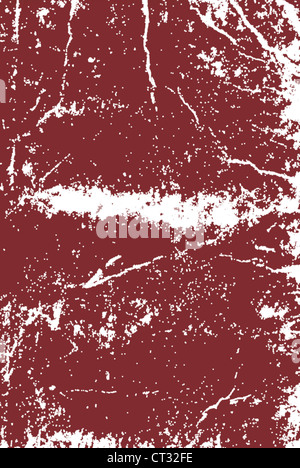 La poussière, les rayures profondes, sur fond rouge Banque D'Images