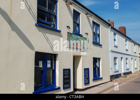 Maison publique Royal Oak dans le village de Malborough, dans le sud de Hams Banque D'Images