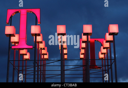 Logo d'entreprise de Deutsche Telekom Banque D'Images