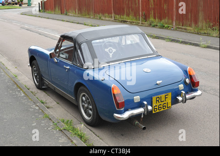 MG Midget, modèle de roue ronde Banque D'Images