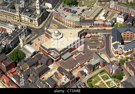 Vue aérienne du palais de justice de Hull prise en 1991 Banque D'Images