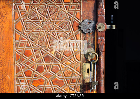 La Turquie, Istanbul, mosquée, Küçük Aya Sofya Camii, La Mosquée de la petite Sainte-sophie, l'Église SS Serge et Bacchus, porte d'entrée Détail Banque D'Images