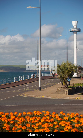 Approche de la vie de la mer, Jurassic Tour Tour Horizon, à Weymouth en Juin Banque D'Images