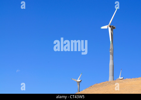 Autre source d'alimentation de l'énergie éolienne en Californie ferme Banque D'Images