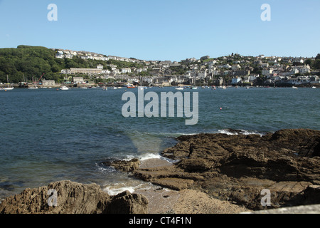 Polruan de Fowey Cornwall Banque D'Images