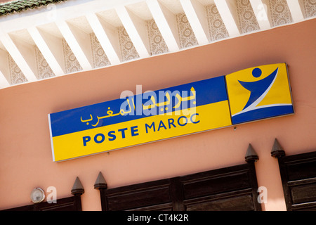 Bureau de poste, le Maroc, l'Afrique Banque D'Images