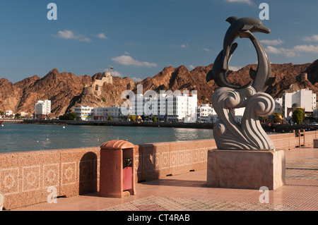 Elk207-1112 Oman, Muscat, Muttrah, Corniche Banque D'Images