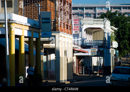 Rue Colbert, Diego Suarez (Antsiranana), Madagascar Banque D'Images