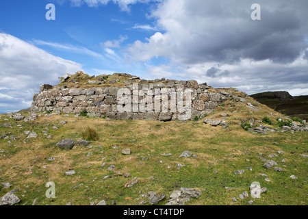 Dun Beag Broch une structure défensive de l'âge du fer sur l'île de Skye Banque D'Images