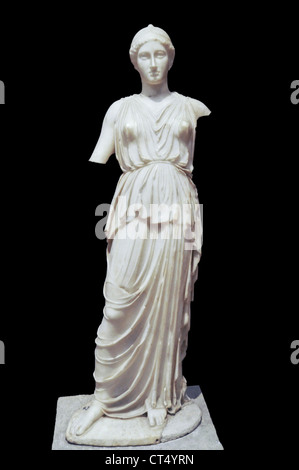 Statue romaine d'Athéna - déesse de la sagesse, les compétences et l'warefare. 5ème siècle, en Banque D'Images