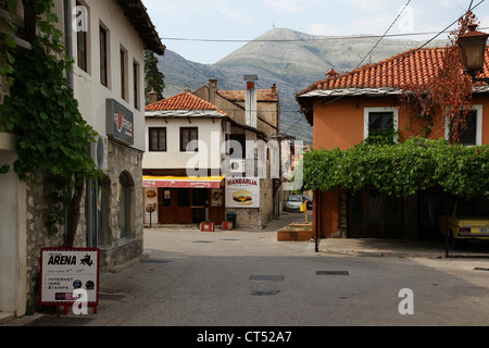 Vieille ville de Trebinje, Bosnie et Herzégovine. Banque D'Images